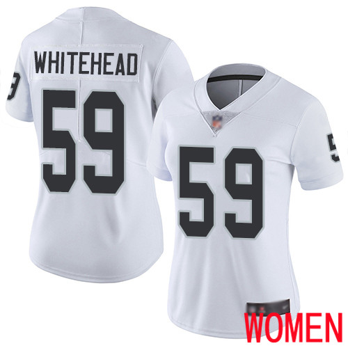 Oakland Raiders Limited White Women Tahir Whitehead Road Jersey NFL Football #59 Vapor Jersey->youth nfl jersey->Youth Jersey